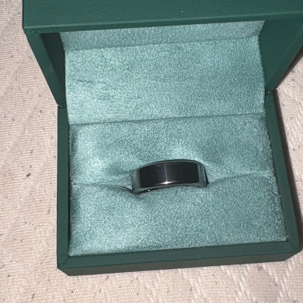 Sophisticated  Silver Men's Wedding Band